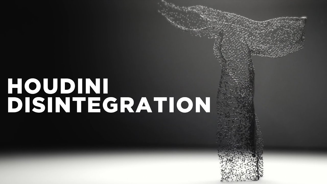 Houdini Beginner Tutorial - Simple Disintegration
