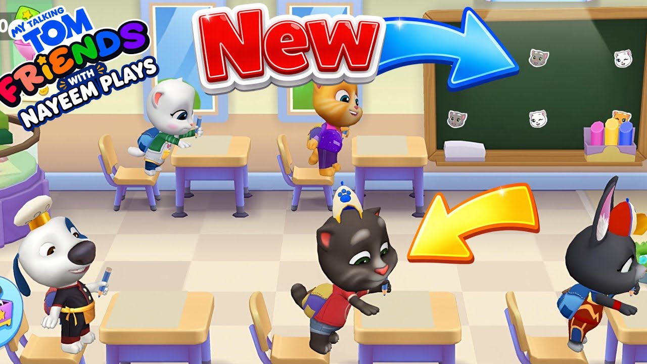 Back to New School! My Talking Tom Friends New Big Update Gameplay