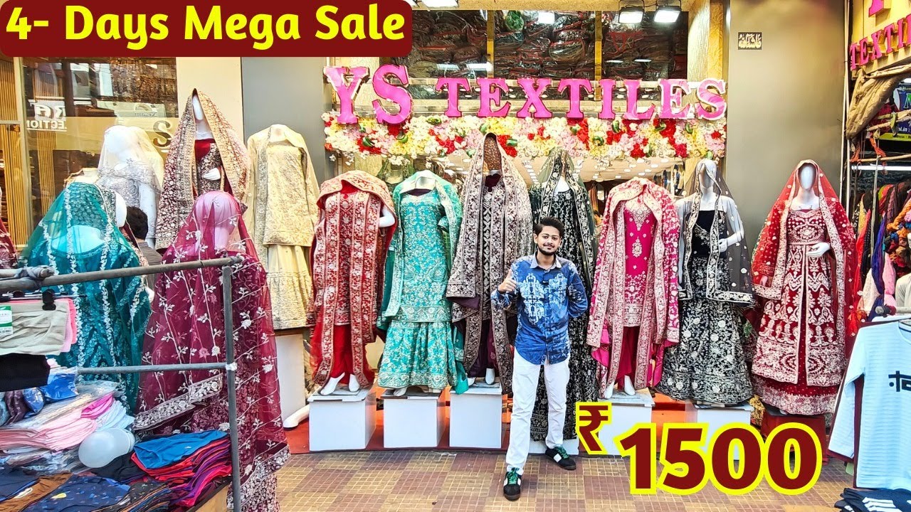 4- Days Mega Sale ₹ 1500 Handwork Sarees Bridal Shaadi Walima Spcl Long Koti Sharara Lehenga Suits