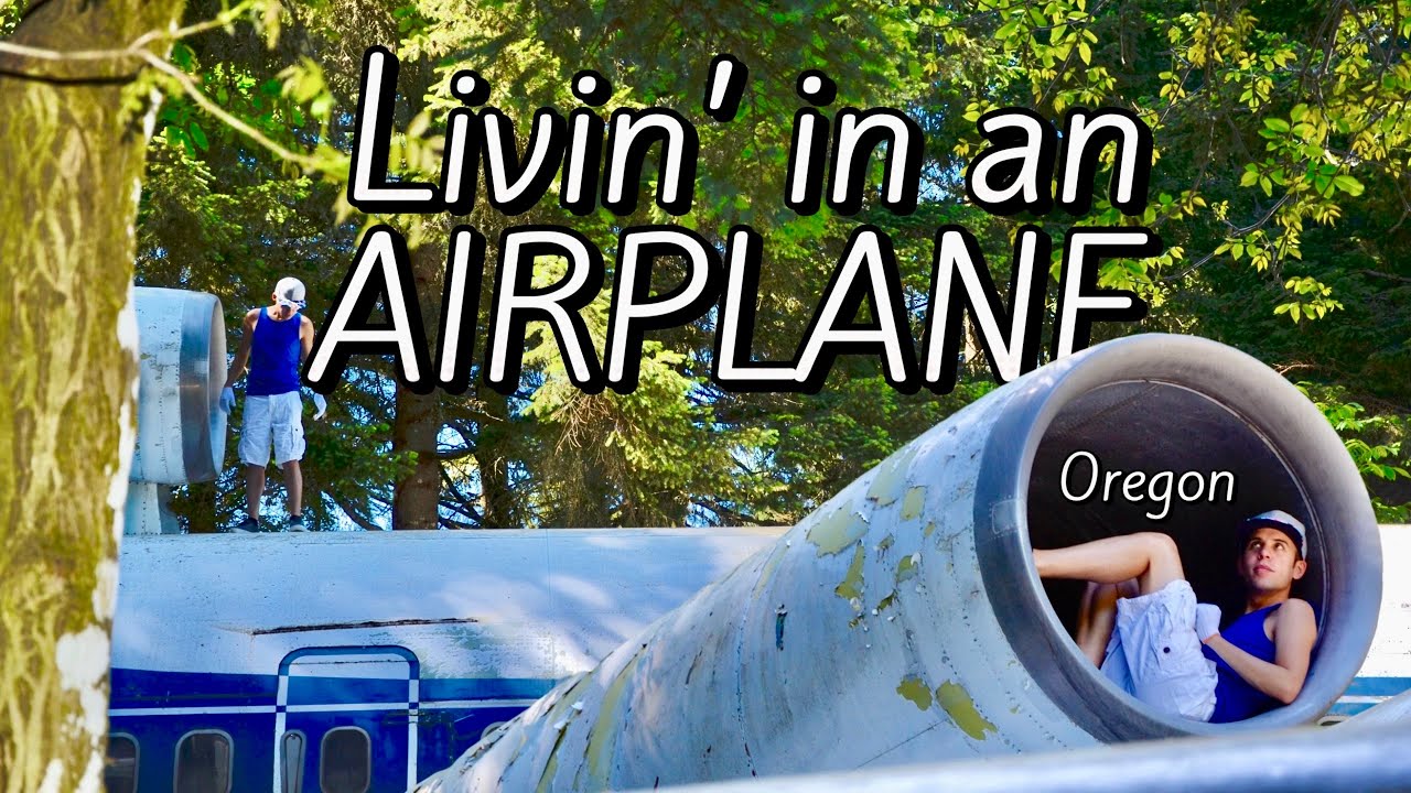 Airplane Home in the Woods - OREGON