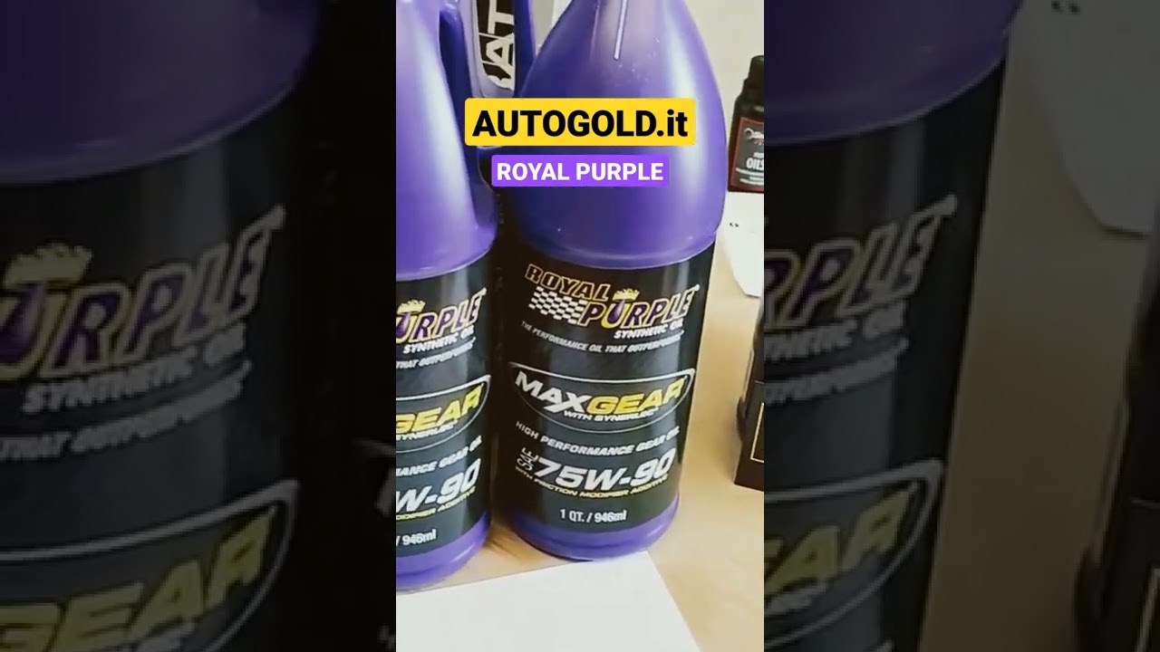 ROYAL PURPLE - alcune spedizioni: olio trasmissione Max Gear e Synchromax