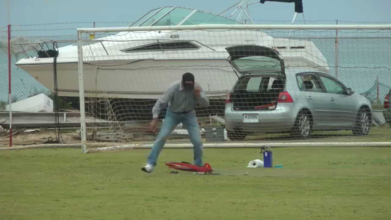 Control Line Airplane Crash
