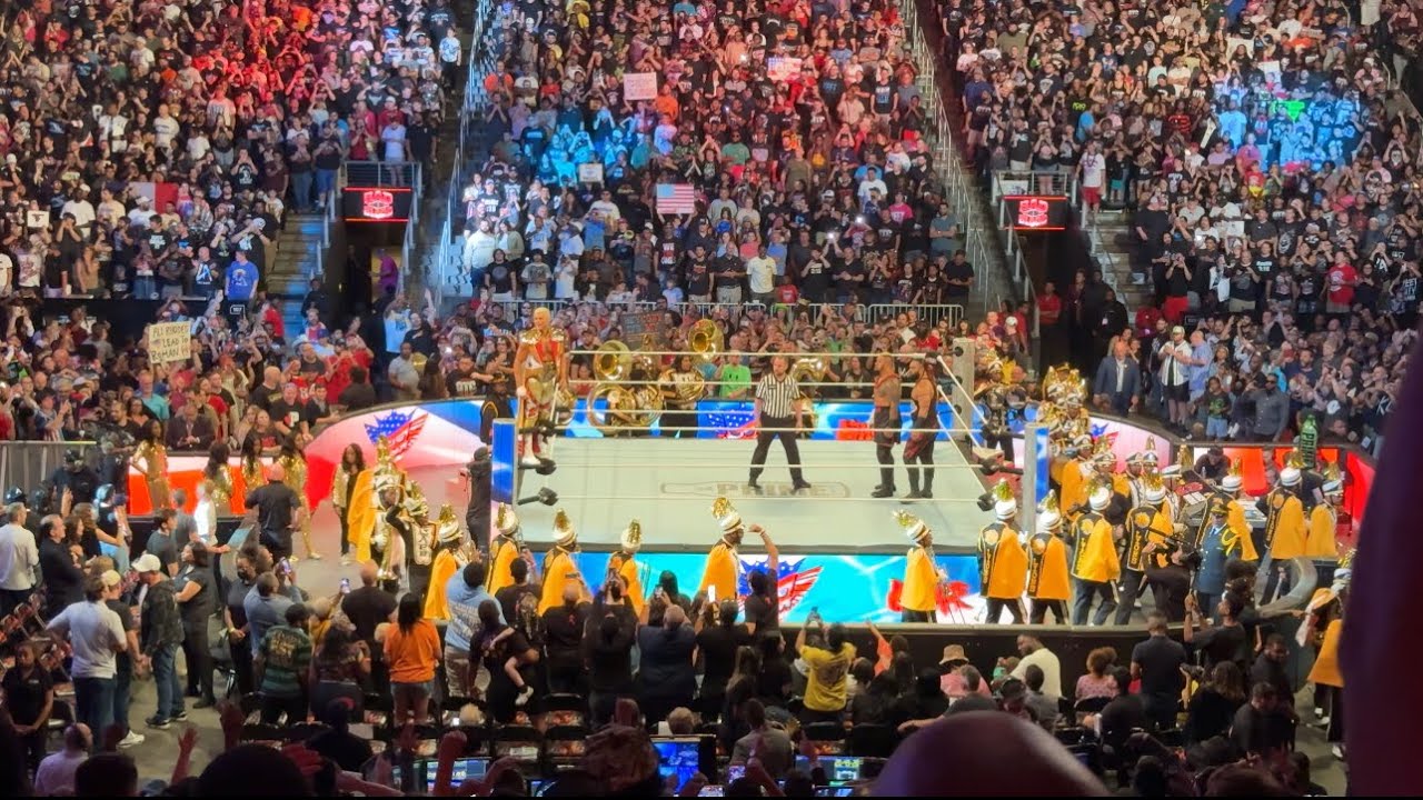 ABSOLUTELY EPIC WWE CODY RHODES AND ROMAN REIGNS ENTRANCE AT BAD BLOOD 2024