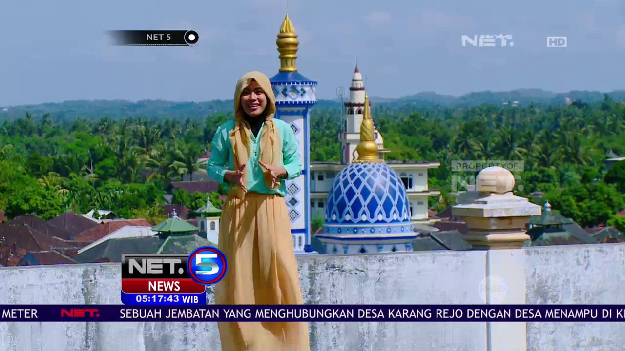 Pesona Masjid Masbagik Lombok yang Bernuansa Emas - NET5