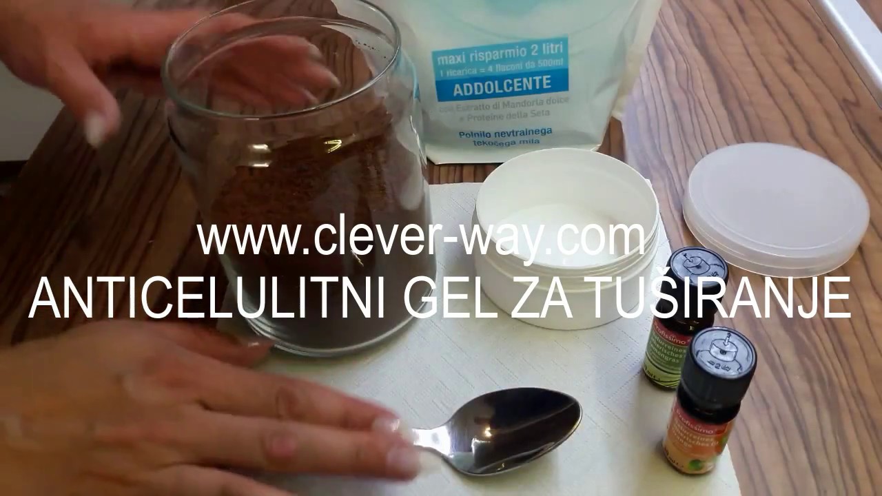 Clever-way anticelulitni gel za tu&scaron;iranje