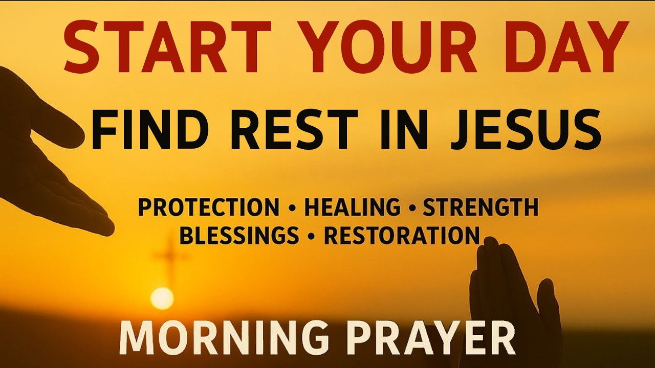 A Powerful Prayer for the Weary and Burdened | Morning Prayer With Matthew 11:28