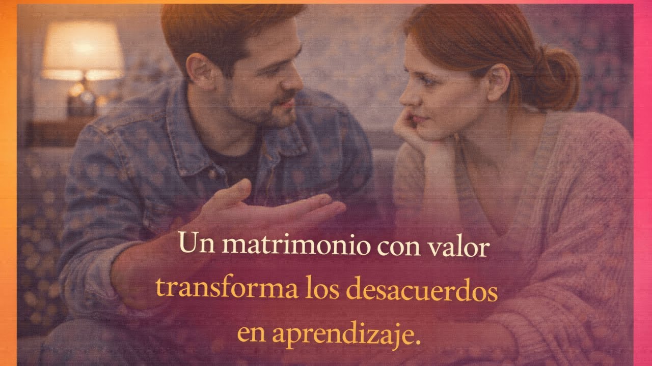 “Un matrimonio con valor transforma los desacuerdos en aprendizaje”