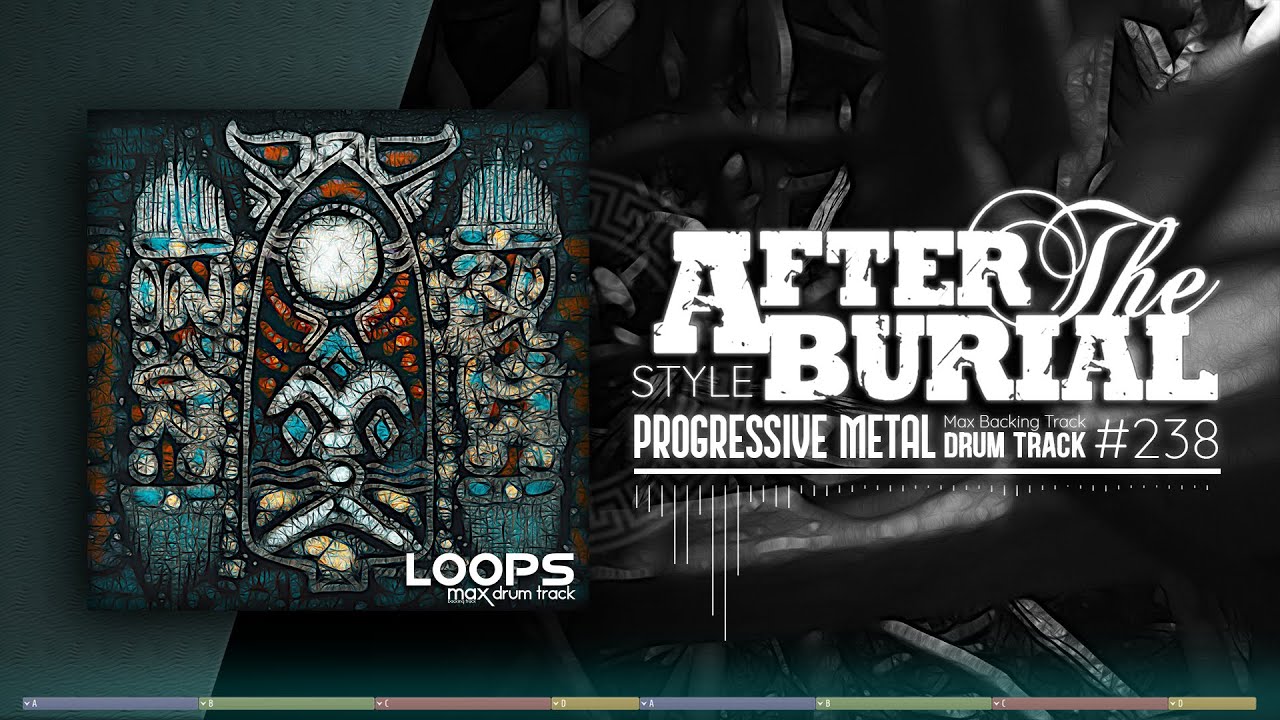 Progressive Metal Drum Track / After The Burial Style / 100 bpm