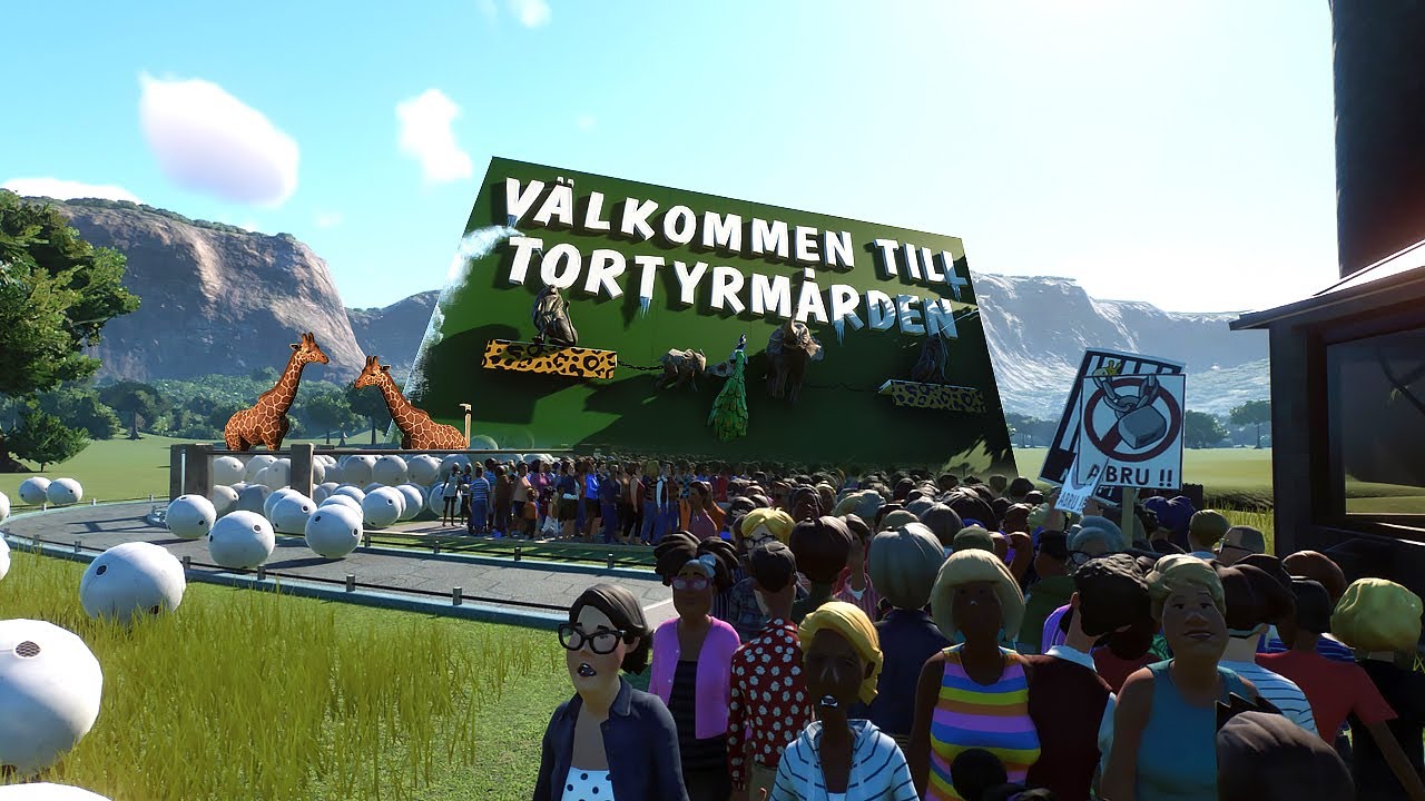 Jag Byggde Ett Sjukt Zoo Som Egentligen Var Ett Slakthus - Planet Zoo