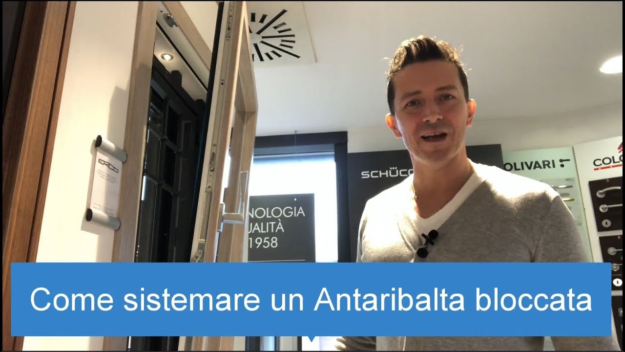 Anta ribalta bloccata in posizione errata! Come sbloccare la finestra
