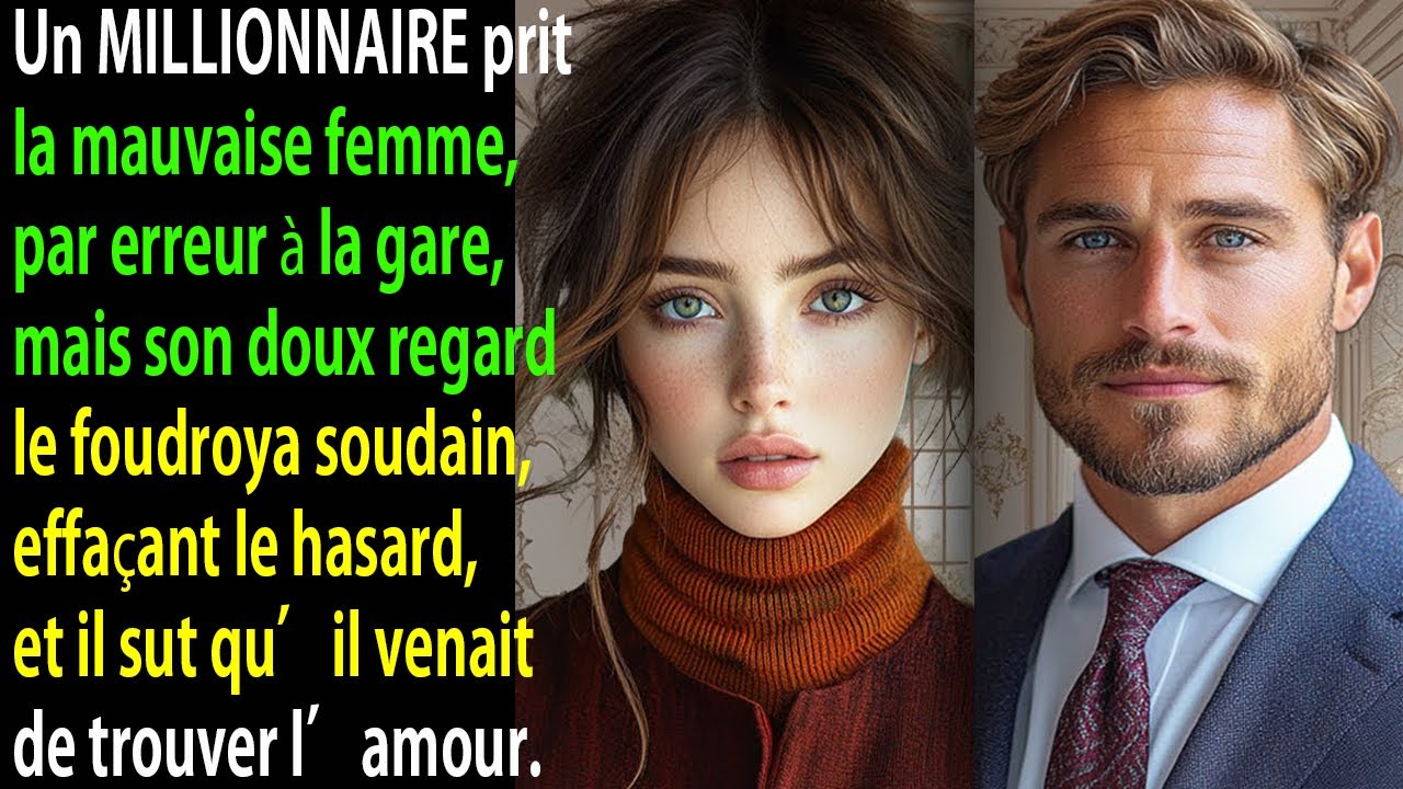 À la gare, il prit la mauvaise femme dans ses bras — son regard fit chavirer le MILLIONNAIRE.