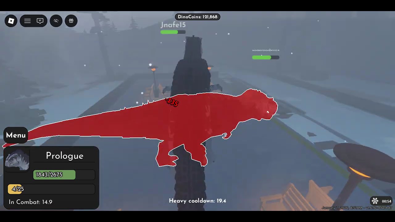 Playing Jurassic blocky