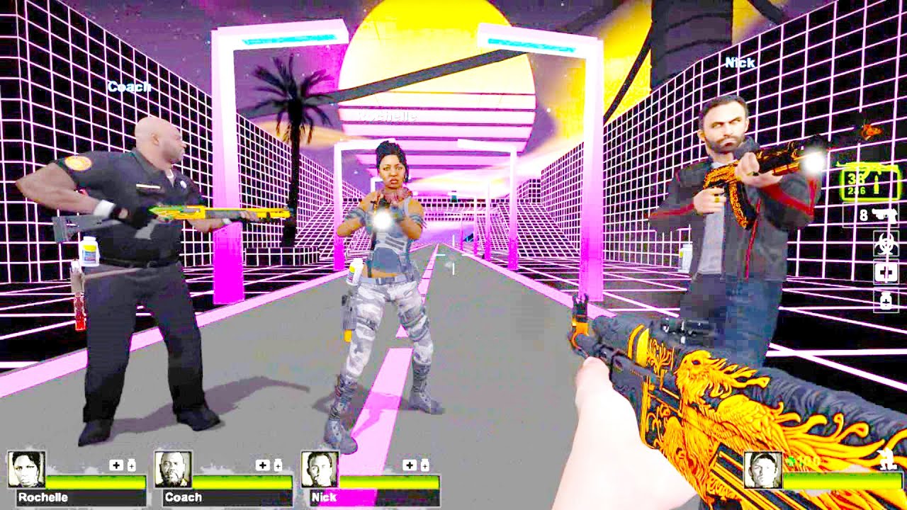Left 4 Dead 2 - Outrun Custom Campaign Gameplay Walkthrough
