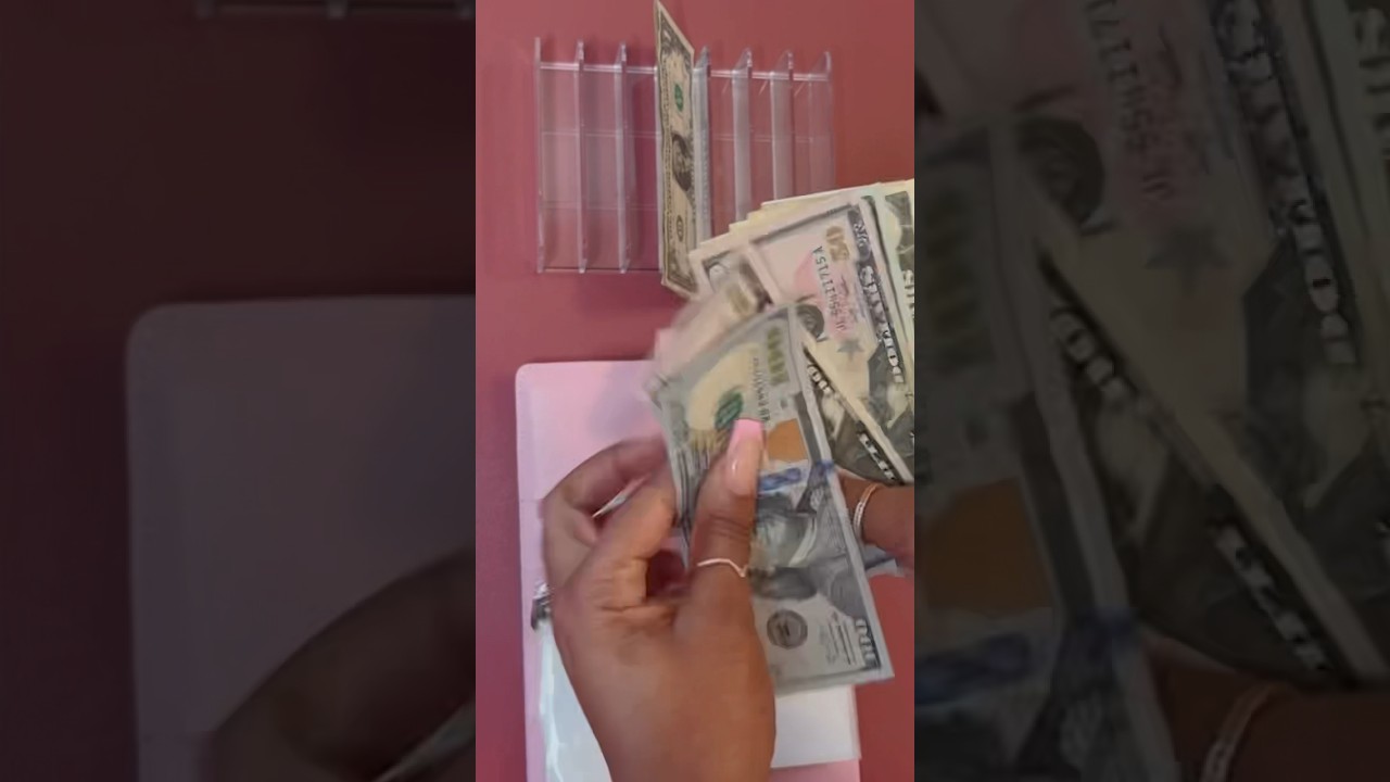 Cash Stuffing My Little Sisters Weekly Allowance |