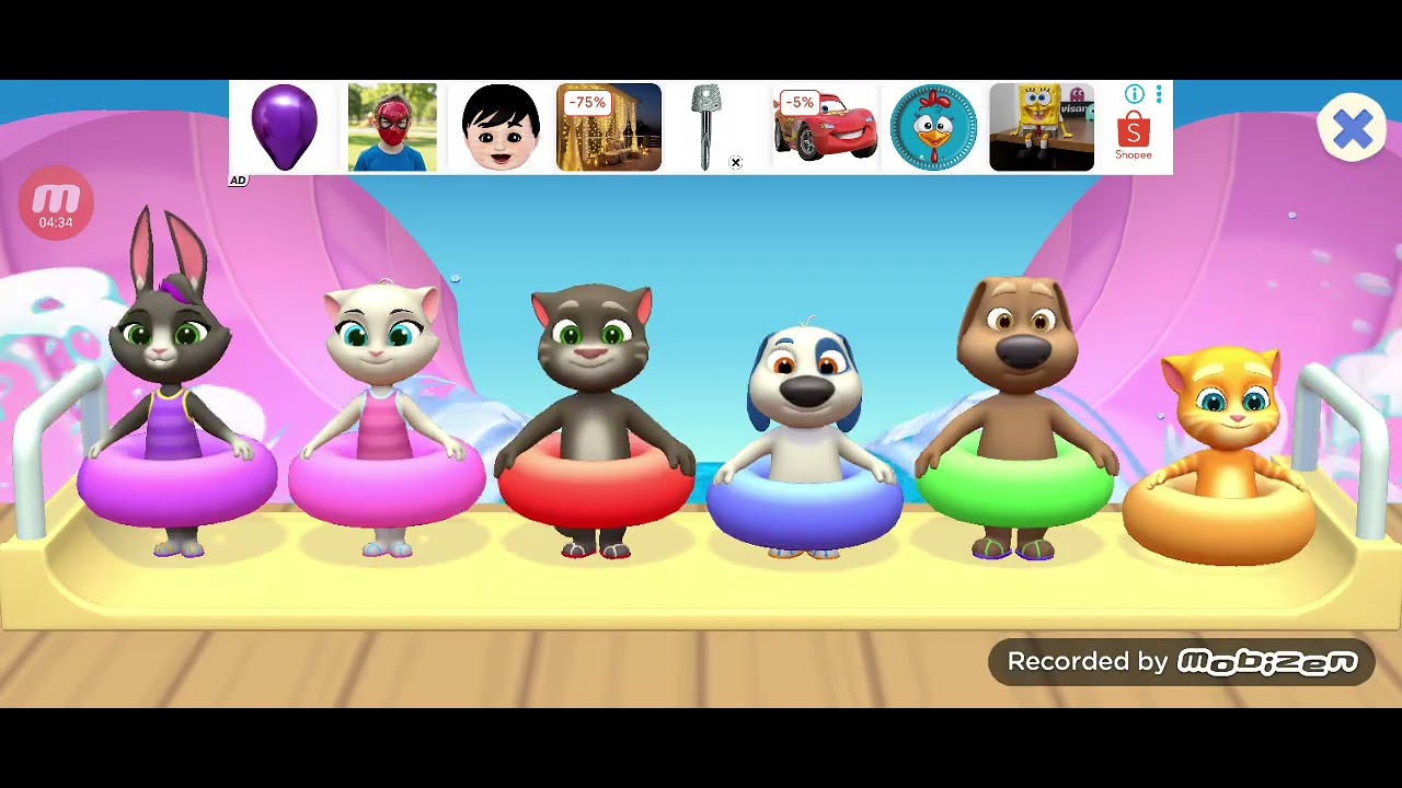 My talking tom friends 2 jogo do feliz 