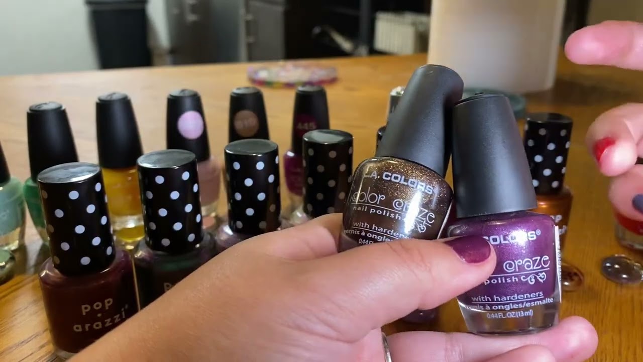 CVS haul: LA COLORS advent calendar polishes and pop&bull;arazzi polishes