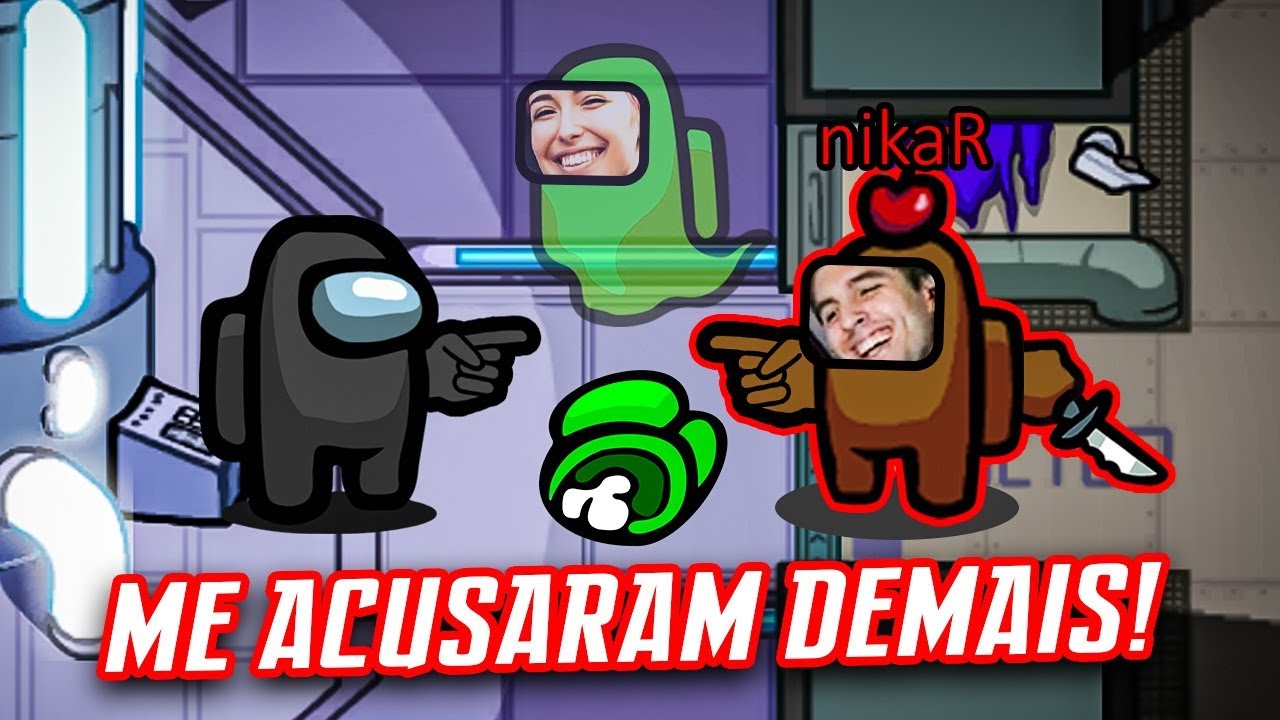 ELES NÃO PARAM DE ME ACUSAR! FINGINDO MUITO DE IMPOSTOR NO AMONG US! - RAKIN