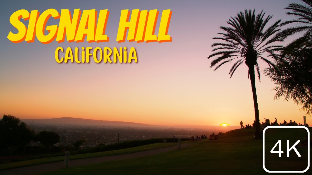 Hilltop Park in Signal Hill, California - 4K - Walking Tour