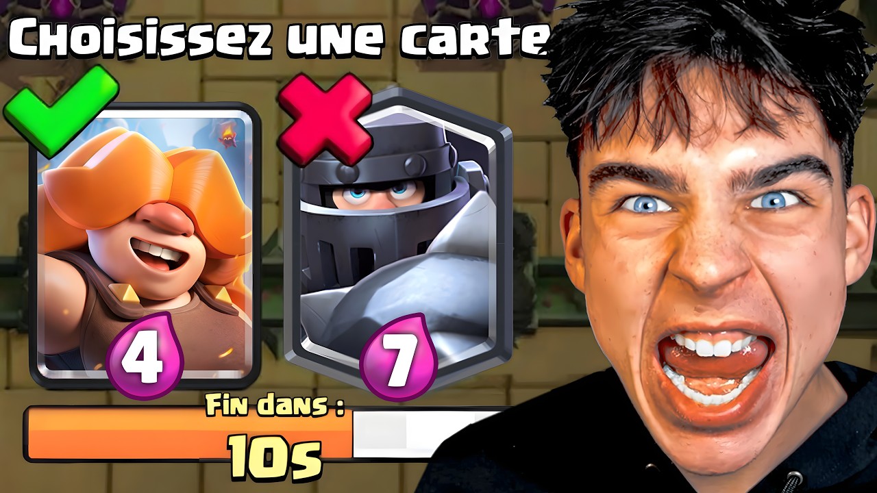 Tirage... Mais j'ai le droit qu'a la gauche !