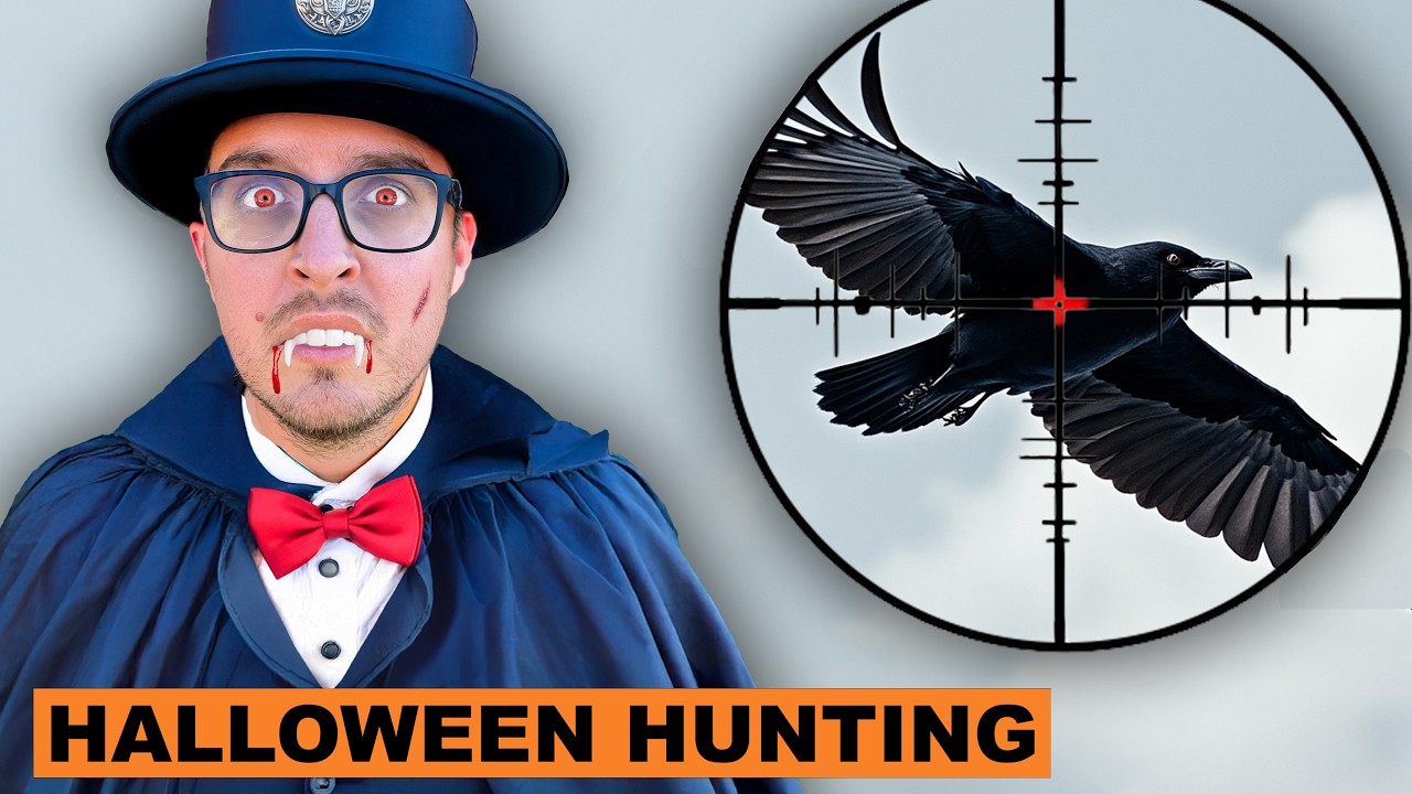 Crow Hunting in My Halloween Costume