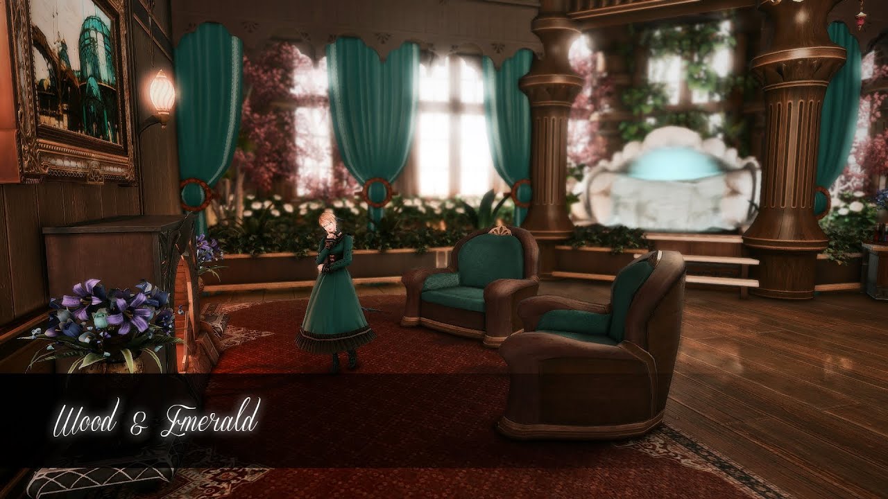 Wood & Emerald - House Walkthrough - FFXIV