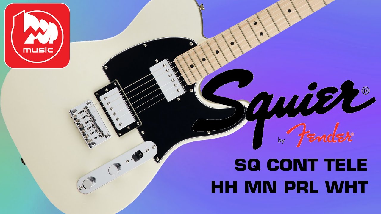 Электрогитара FENDER SQUIER SQ CONT TELE HH MN PRL WHT - телекастер с хамбакерами
