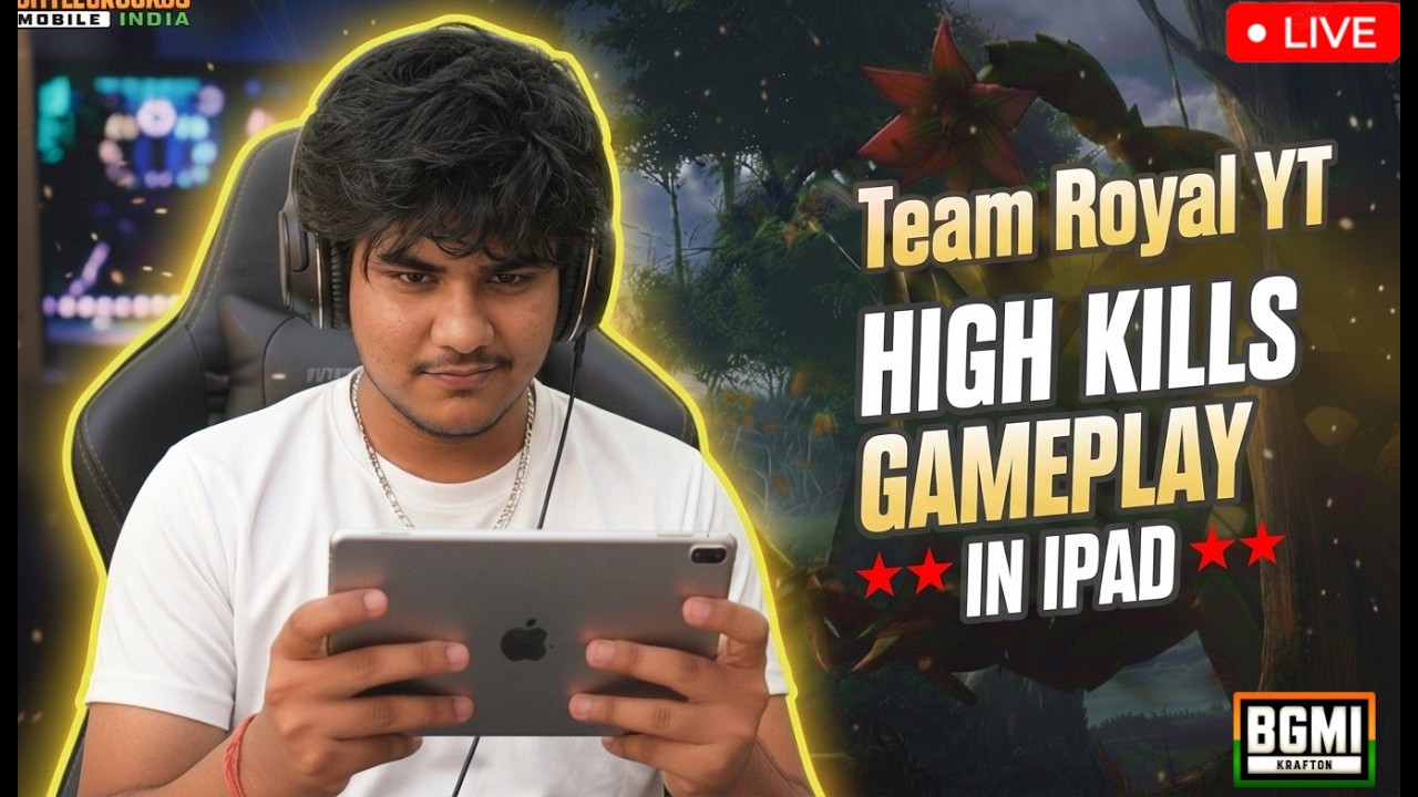 70 SQUAD KILLS ? || GAMEPLAY IN IPAD || BGMI NEW UPDATE 4.3 GENIE MODE #bgmilive #pubgmobile #bgmi