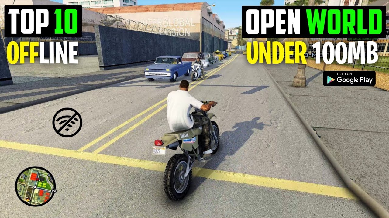 Top 10 OFFLINE Open World Games Under 100MB - high graphics | open world game for android