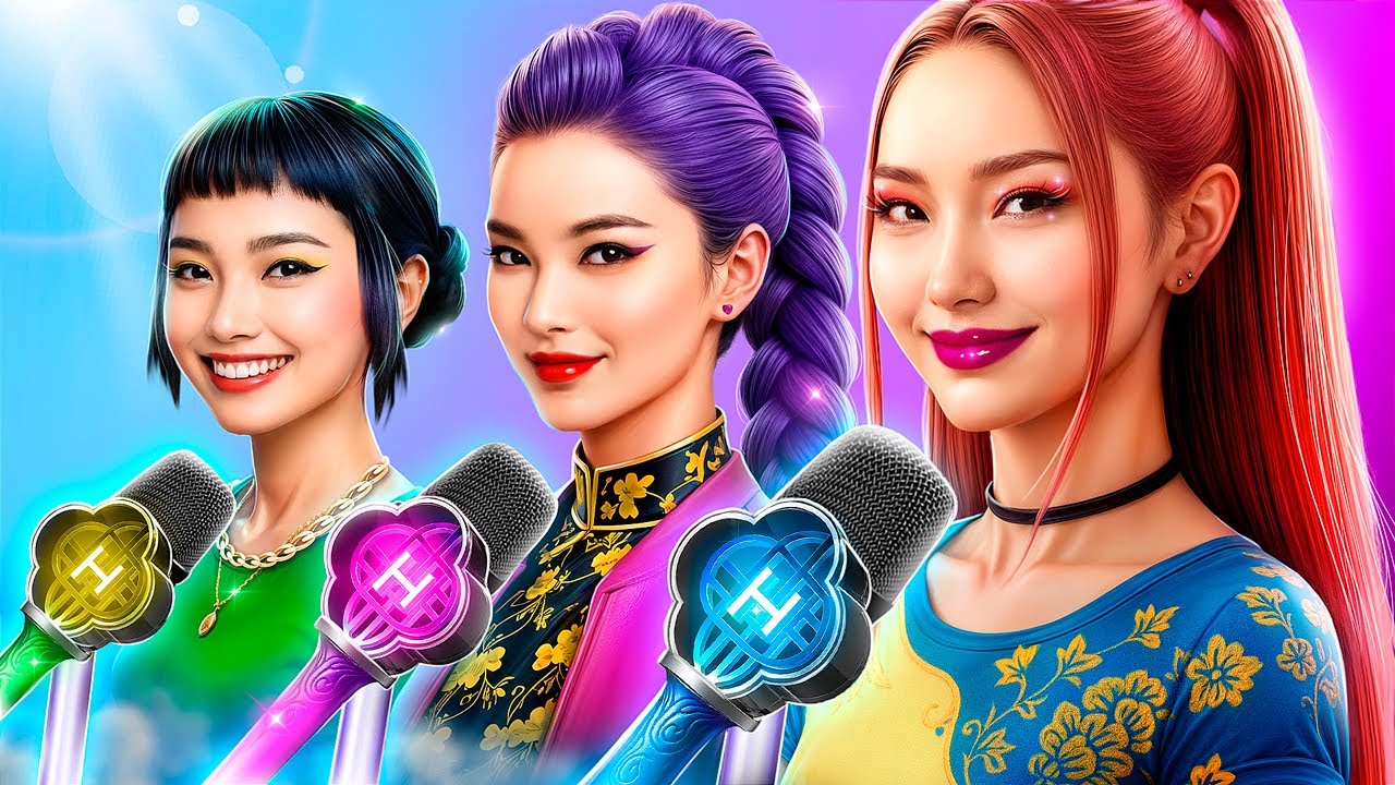 KPop Demon Hunters: Rumi Glow Up Into Popular! Huntrix Makeover