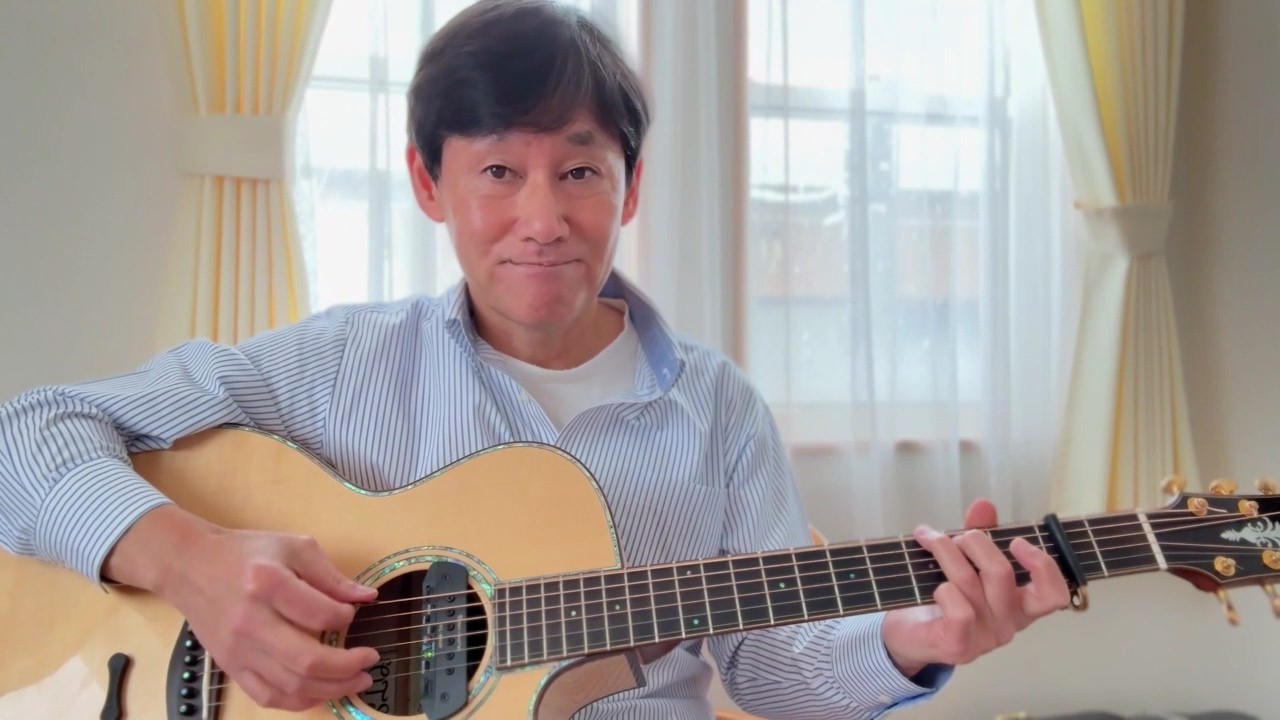 オフコース「愛を止めないで」をやってみた【弾き語り】