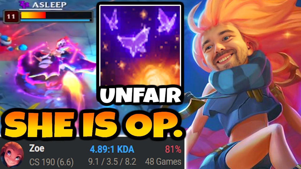 I have an 80% Winrate on Zoe in High Elo. This is why she is S+ Tier