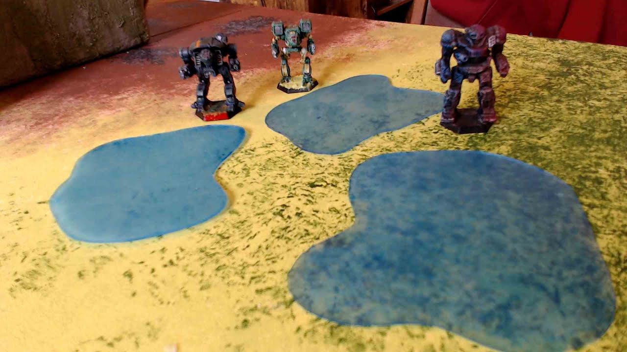 Easy Water Terrain for Battletech Alpha Strike