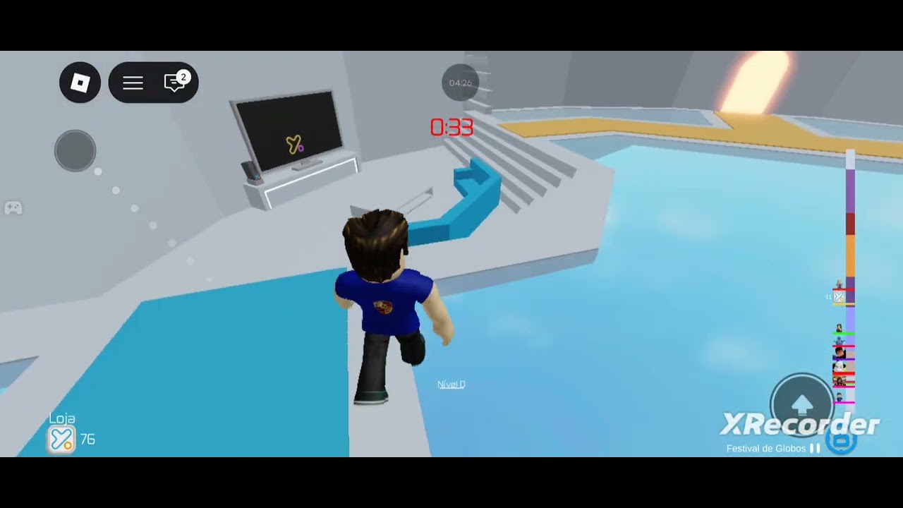 Roblox - tower of hell - desafio de quem chega no final primeiro