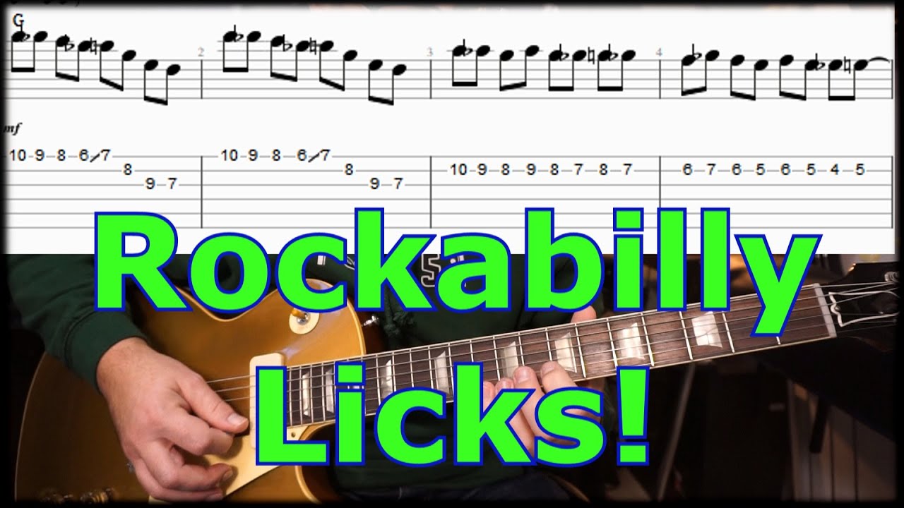 ROCKABILLY LICKS with TABS