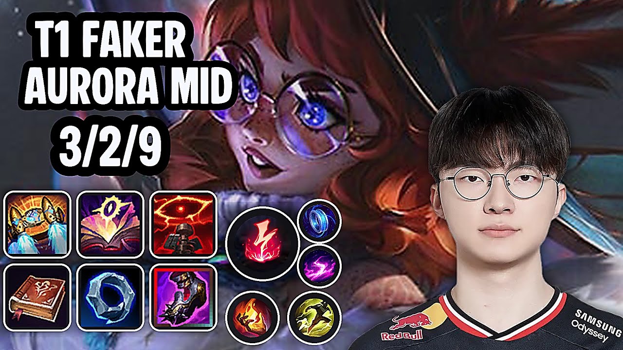 T1 Faker Aurora Mid SoloQ Replay 20260328