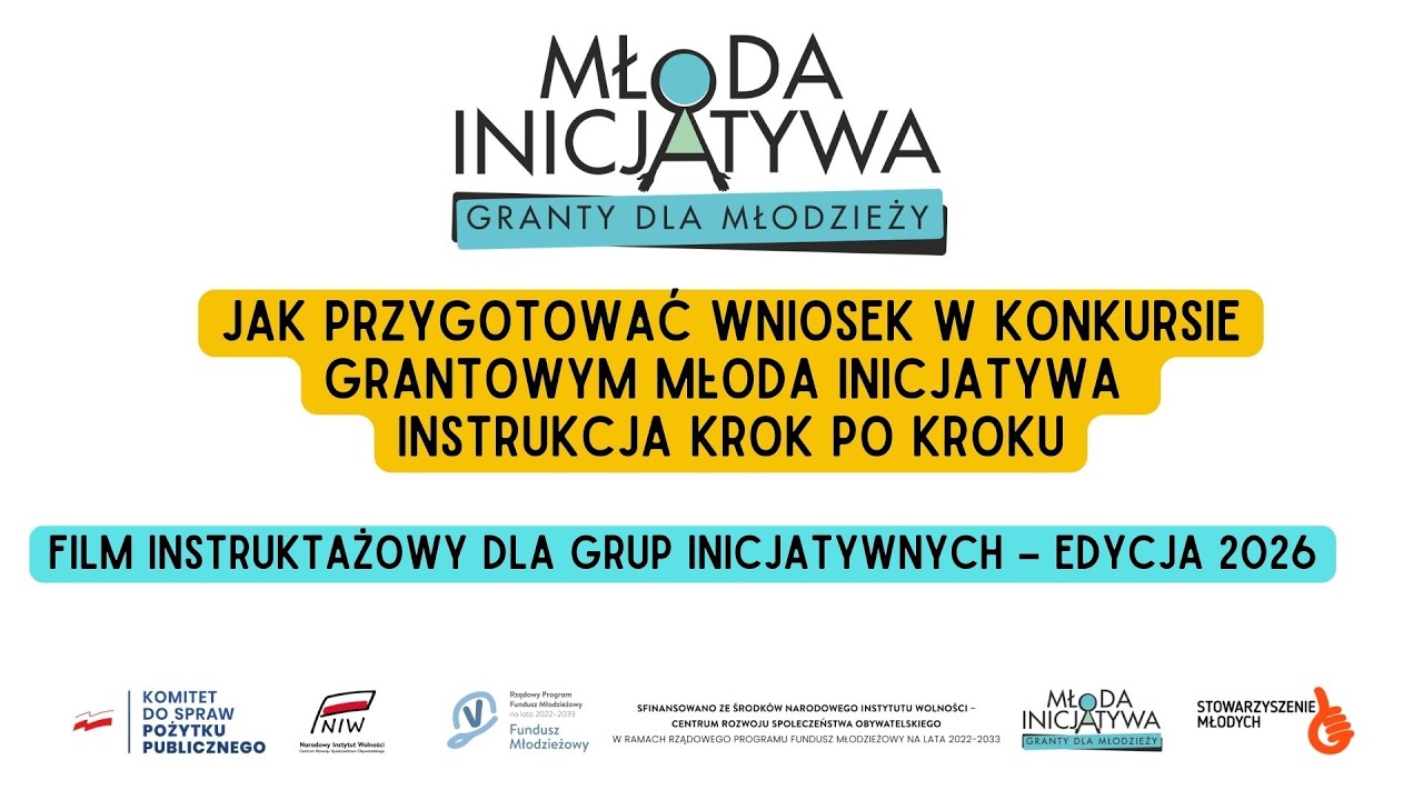 Film instruktażowy dla grup inicjatywnych w konkursie grantowym 