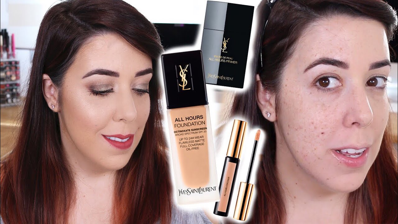 YSL ALL HOURS FOUNDATION / PRIMER / CONCEALER | ¿LA MEJOR BASE FULL COVER?
