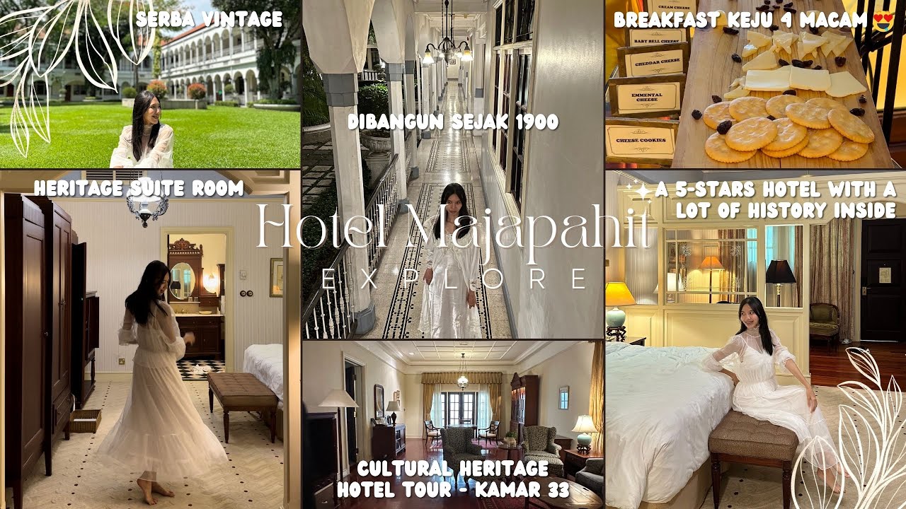 Review & Tour Hotel Majapahit Surabaya Hotel Bersejarah di Surabaya Breakfast VLOG MASUK KAMAR 33