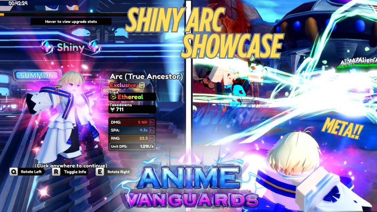 SHINY ARC ( TRUE ANCESTOR) Showcase! | Anime Vanguards!