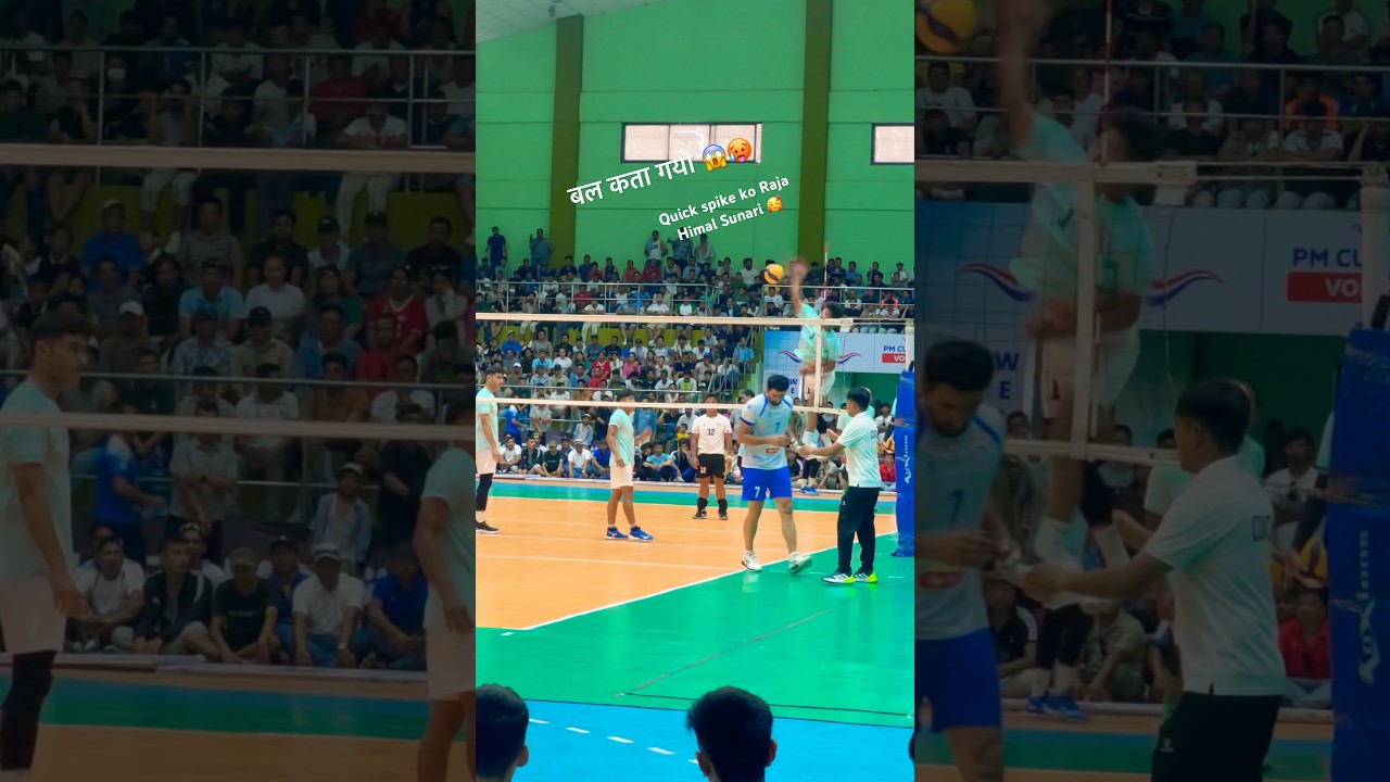Quick spike king Himal Sunari @himalsunari8021 PM cup NVA 2082 #volleyball #worldvolleyball