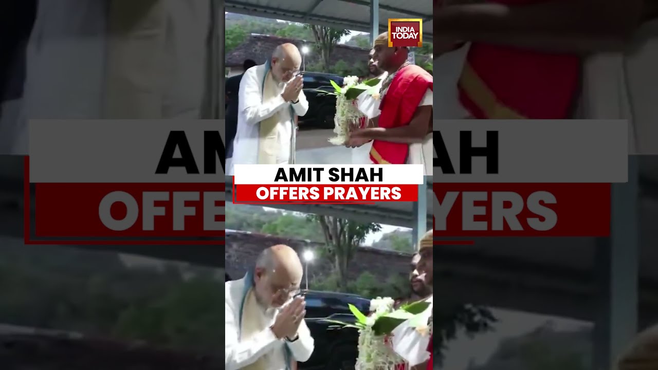 Tamil Nadu: HM Amit Shah Offers Prayers At Ramana Maharshi Ashram