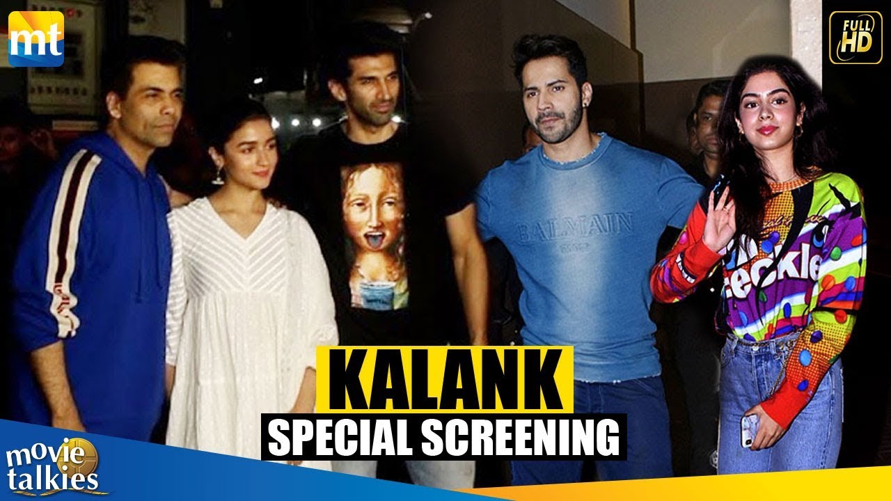 Kalank Special Screening | Varun, Alia, Aditya, Karan, Natasha, Khushi And Others