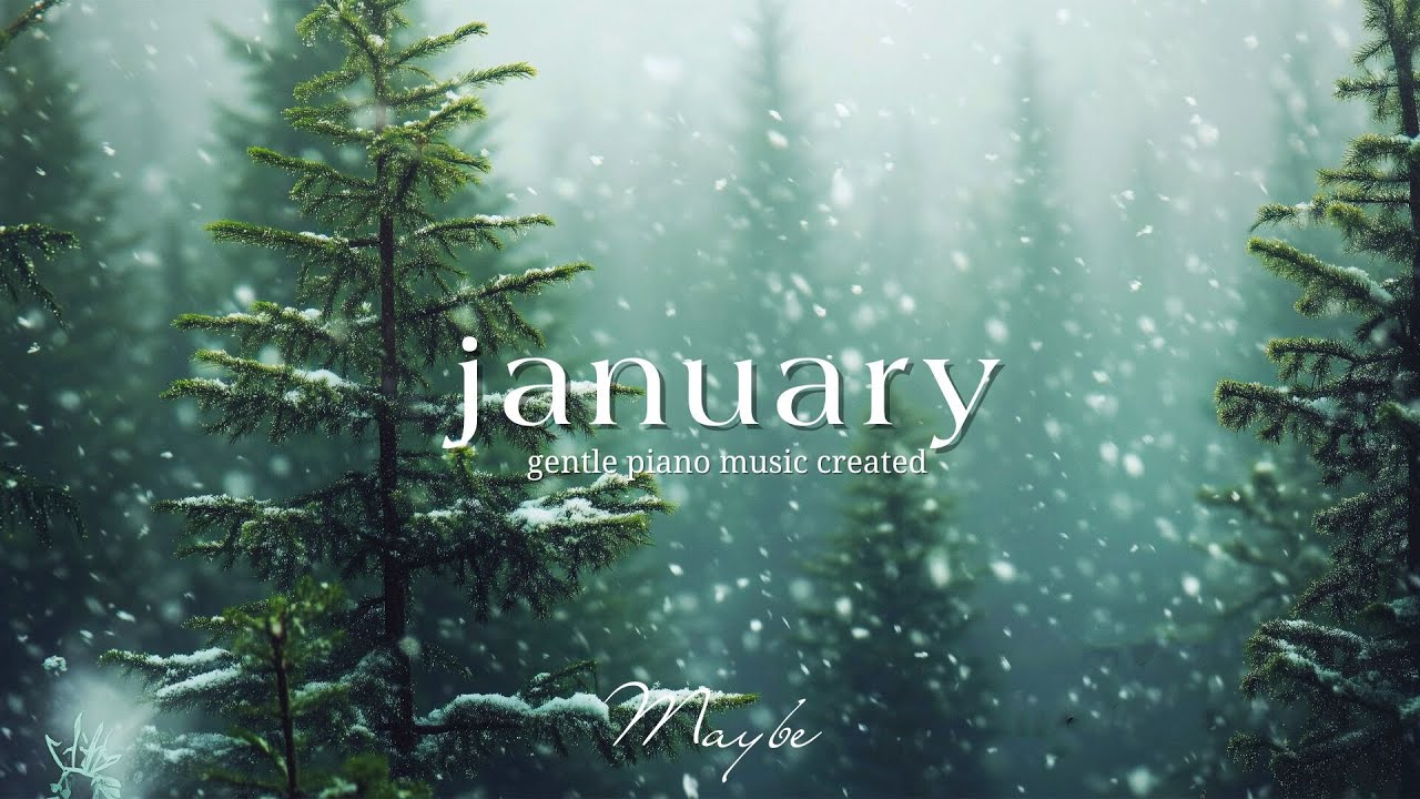January brings quiet mornings ❄️ Gentle Piano Music for Winter Calm, Sleep, Study & Quiet Mind