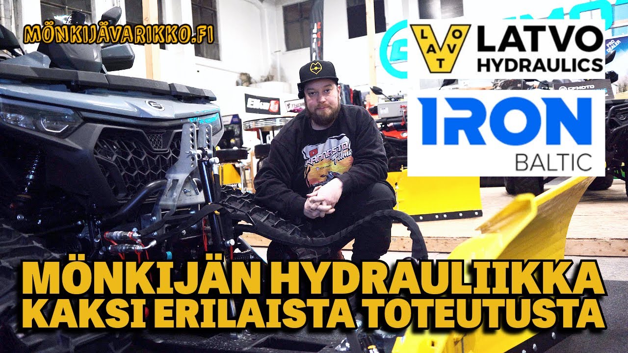 Mönkijän hydrauliikka! - Kaksi erilaista toteutusta.