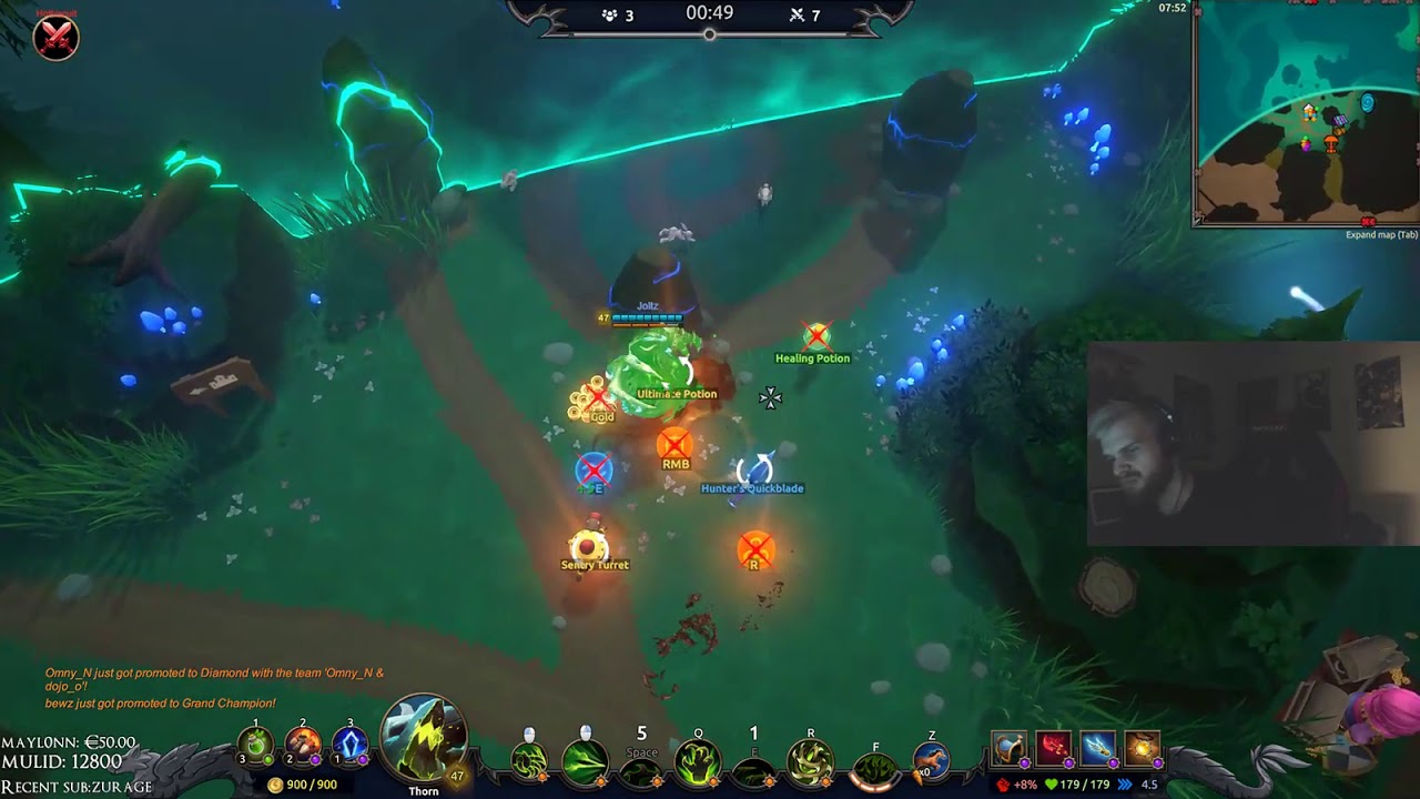 Battlerite Royale - Thorn 1v2