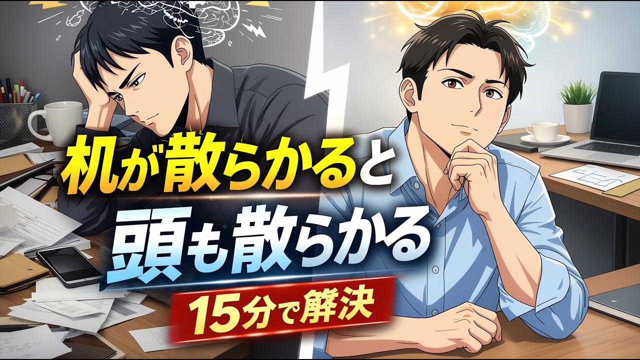 【50代からの】たった15分で思考が変わる整理術