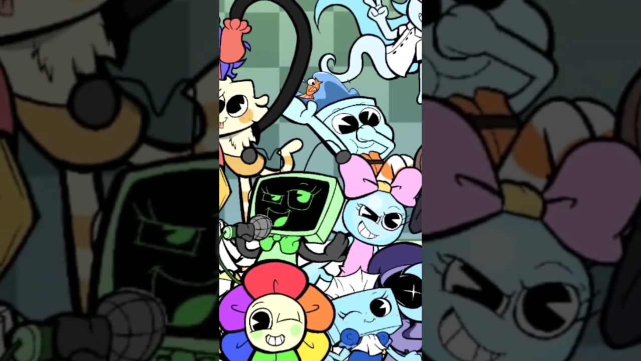 Dandy's World Gardenview Poster. But with All the Toons! #dandysworld #poster #fanart #roblox #dandy