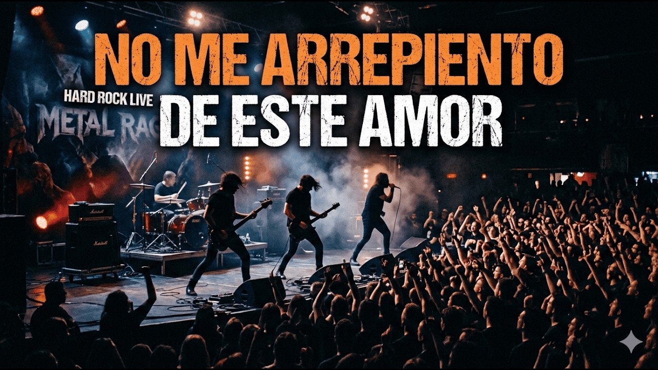 No me arrepiento de este amor - En vivo (Hard Rock Version)