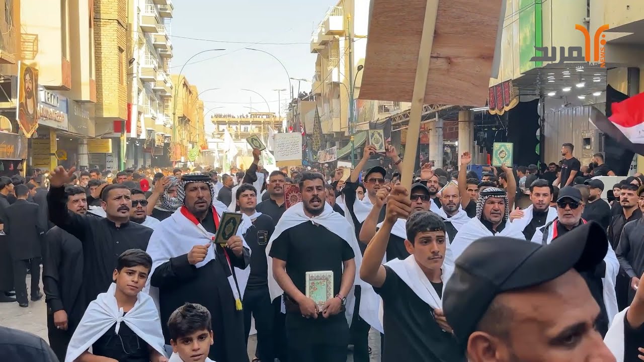 في المثنى .. مسيرة لأتباع التيار الصدري لإحياء ذكرى عاشوراء #المربد