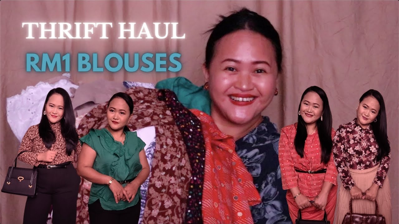 THRIFT HAUL | RM1 BLOUSES | I Found Some Great Pieces